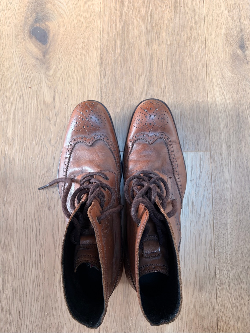 Irish Setter Brown Leather Chukka Wingtip Boots